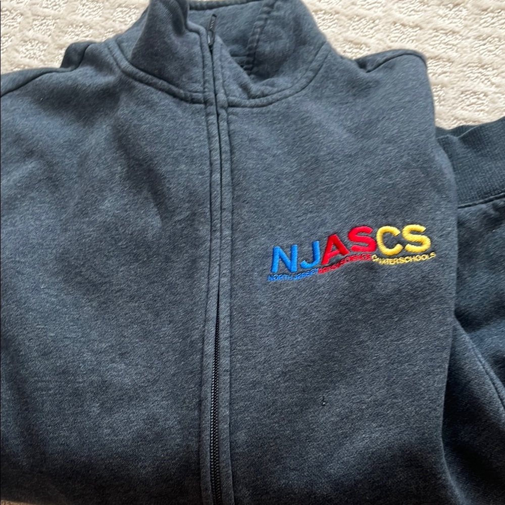 NJASCS Charcoal Zip-Up Jacket